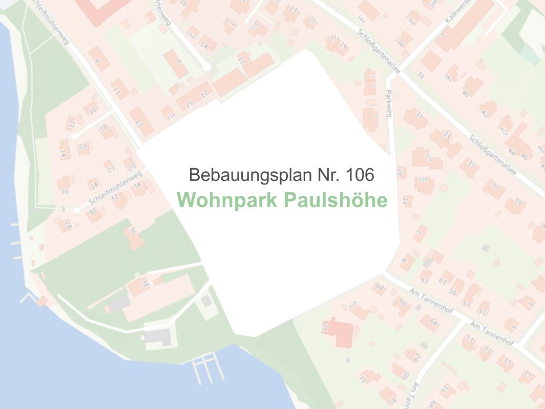 Bebauungsplan 106 Wohnpark Paulshöhe Schwerin