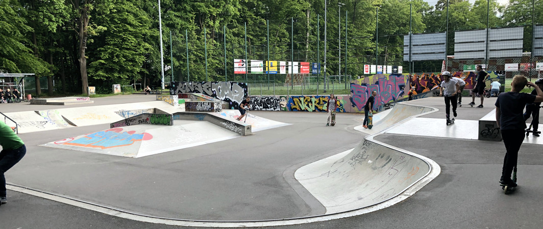 Beispiel für Skateranlage in Greifswald